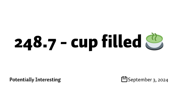 248.7 - cup filled 🍵