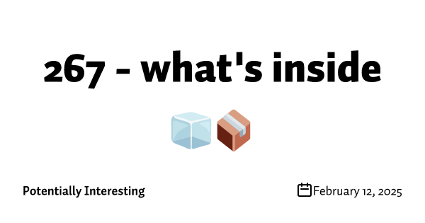 267 - what's inside 🧊📦