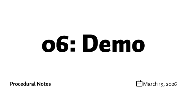 06: Demo