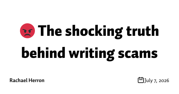 😡 The shocking truth behind writing scams 