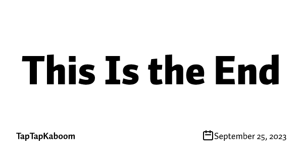 This Is the End