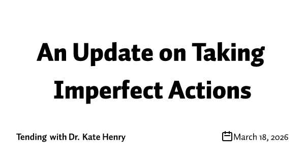 An Update on Taking Imperfect Actions