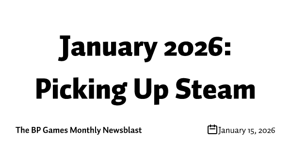 January 2026: Picking Up Steam