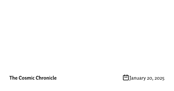 The Cosmic Chronicle #5