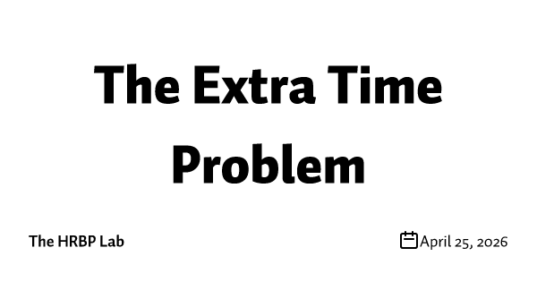 The Extra Time Problem