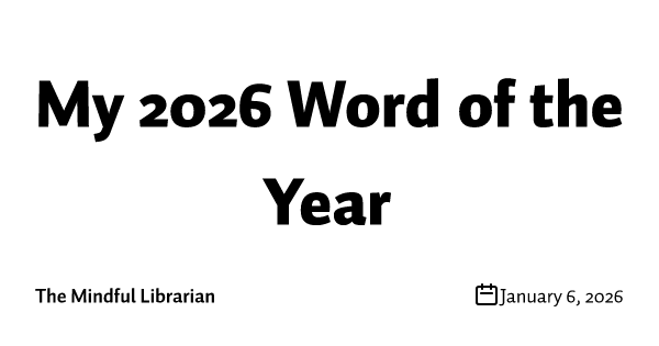 My 2026 Word of the Year