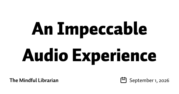 An Impeccable Audio Experience