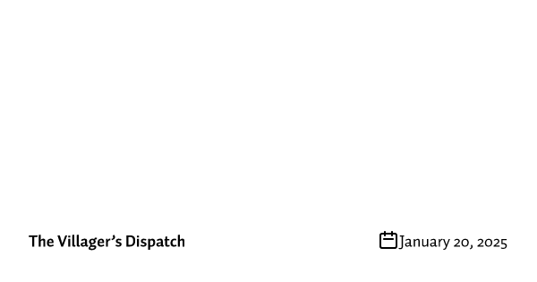 New year, new villager joining!