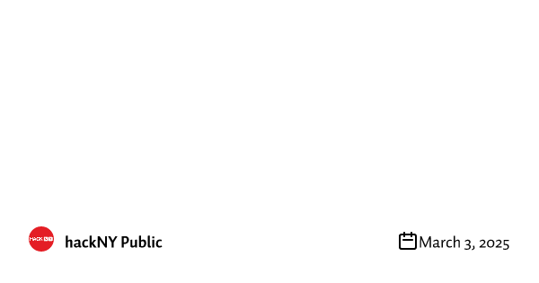 hackNY's Inaugural Brooklyn Conference April 27th