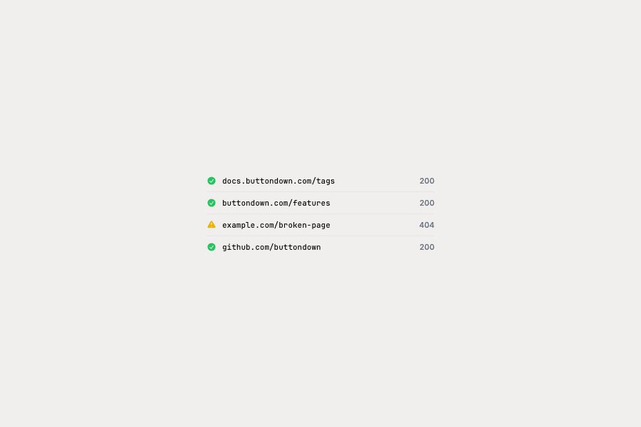 How we check every link in your email