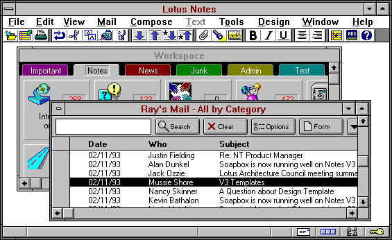 Lotus Notes 3